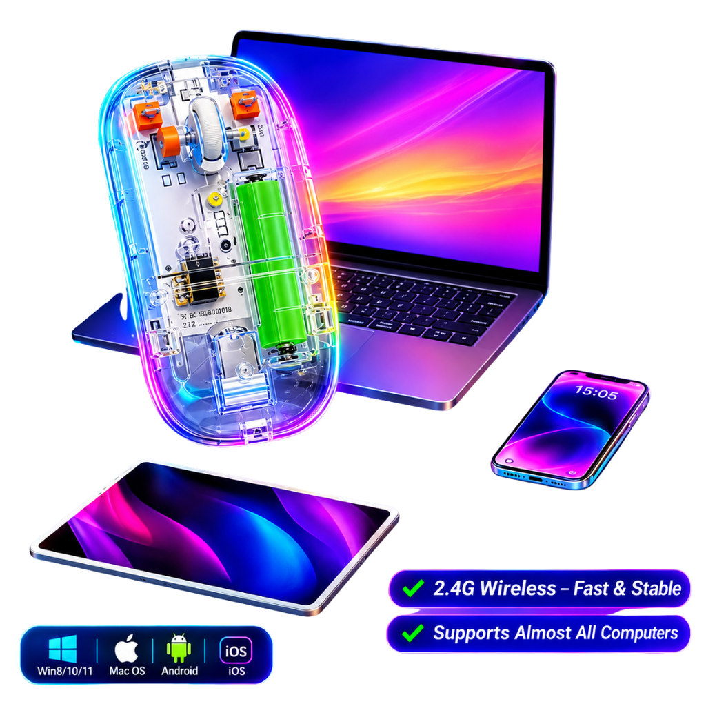 New Transparent Wireless Mouse